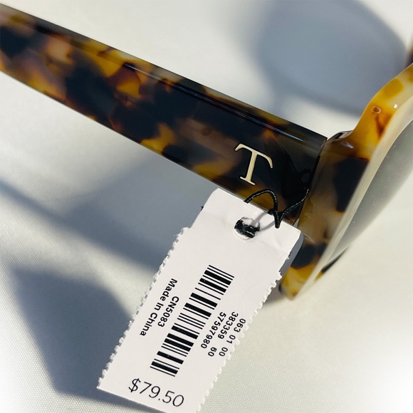 Talbots Penelope Square Sunglasses Tortoise main image 8